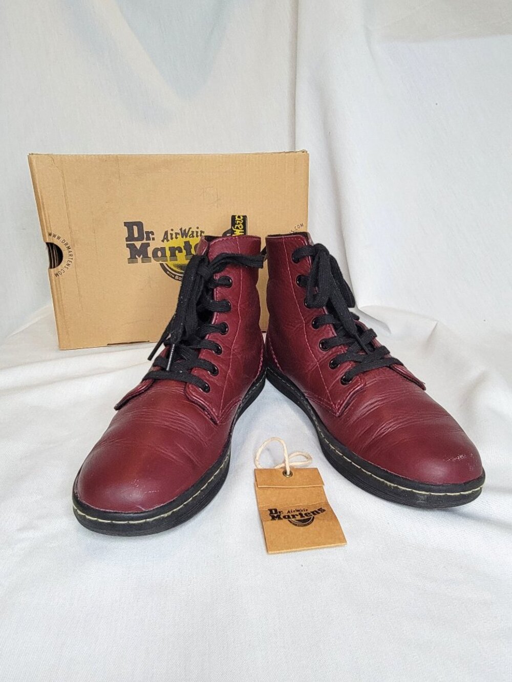 Dr. Martens Leyton Boots Oxblood Size 8